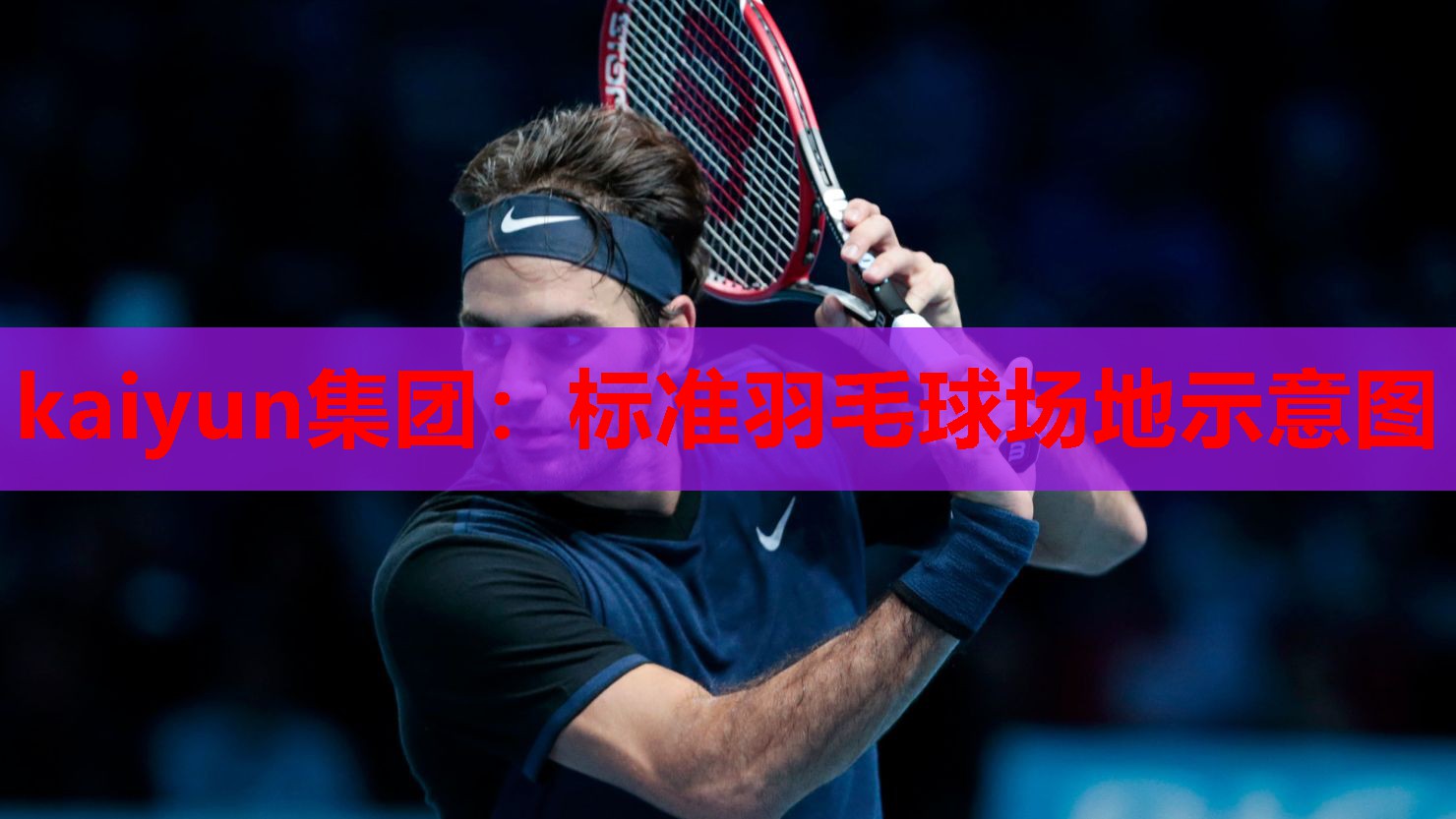 标准羽毛球场地示意图